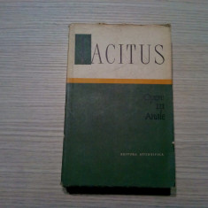 PUBLIUS CORNELIUS TACITUS - Opere III - ANALE -1964, 704 p.; tiraj : 5000 ex.