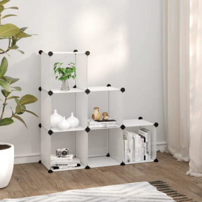 Gossi organizator cub de depozitare, 6 cuburi, transparent, pp foto