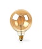 Bec Wi-Fi Smart LED cu filament Nedis E27 125mm 5W 500lm 2700K auriu