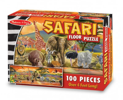 Puzzle de podea Safari Melissa and Doug 100 piese foto