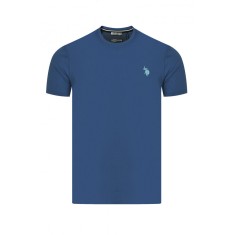Tricou barbati U.S. Polo Luca albastru