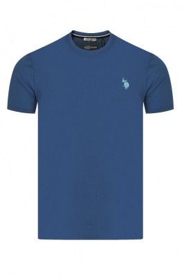 Tricou barbati U.S. Polo Luca albastru foto