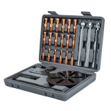 Trusa extractor pentru rulmenti cu bile, interval de lucru 45-105 mm, 32 piese, Powermat