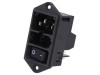 Conector AC 10A 250VAC IEC 60320 DD11
