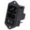 Conector AC 10A 250VAC IEC 60320 DD11