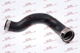 Furtun intercooler Mercedes Clasa C 07-14, Clasa CLS 11-, E Class 09-16, E Coupe 09-, motor: 3.0 CDI, 4-Matic, SRLine, Cauciuc, 2045280682; 2045280683
