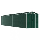 Cumpara ieftin Sopron de gradina, verde, 191x895x198 cm, otel zincat