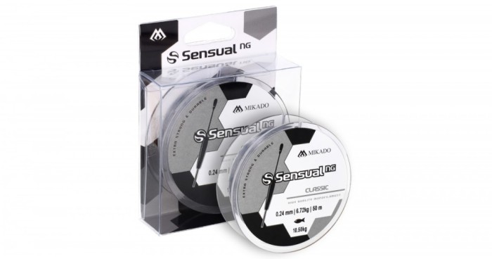Fir Monofilament Mikado Sensual N.G. Classic Transparent 50m 3.5kg 0.14mm