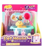Set de Joaca Catel cu Cadita si Accesorii in Cutie Deschisa
