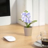 Decor plante artificiale &ndash; &icirc;n ghiveci &ndash; 6 x 17 cm &ndash; 4 tipuri