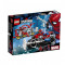 Set de constructie LEGO Super Heroes Urmarirea cu masina a lui Spider-Man