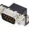 D-Sub 9 PIN soclu tată PCB 90&deg;