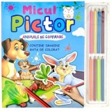 Cumpara ieftin Micul Pictor Animale De Companie Cu Creioane De Colorat, - Editura Flamingo