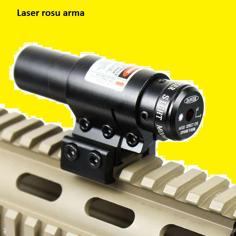 Laser rosu pt arma pusca, airsoft aer comprimat pistol red point dot |  Okazii.ro