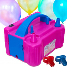 Pompă electrică pentru balon H's - Set de 7 buc - Mașină de umflat balon - Pompă