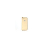 Husa Bumper Aluminiu cu capac Samsung Galaxy Note 4 Gold