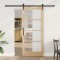 Set Ușă Glisantă vidaXL cu Hardware 78x202 cm Lemn Masiv de Pin