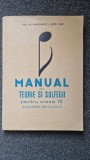 TEORIE SI SOLFEGII. MANUAL PENTRU CLASA IV-A - Motora-Ionescu, Wisky 1963