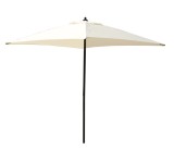 Umbrela soare de terasa / gradina, Grandio Mob Simply, patrata, structura metal, crem, 200 x 200 cm