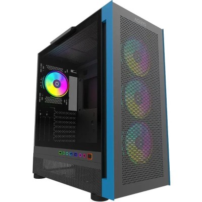 Carcasa Aqirys Sargas Mid Tower NEGRU foto