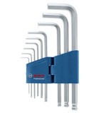 BOSCH Set 9 chei imbus hexagonale tip L pentru insurubat, desurubat diametru 1.5-10.0 mm