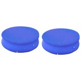 Cumpara ieftin Huse de piscine supraterane, 2 buc., rotunde, 300-367 cm