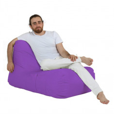 Fotoliu puf, Bean Bag, Ferndale Trendy, 105 x 75 cm, poliester impermeabil, mov