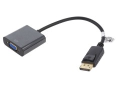 Cablu DisplayPort 0,15m negru
