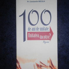 CONSTANTIN NECULA - 100 DE ANI DE UNITATE. UNITATEA, INCOTRO ?