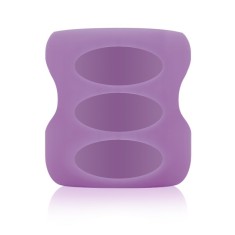 Protectie silicon pentru biberon din sticla cu gat larg violet, 270ml, Dr. Brown&#039;s