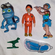 Figurine Crazy Frog Trubadur Papo Fireman Sam Mini Dinozaur breloc LOT19 T2