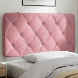 VidaXL Pernă tăblie de pat, roz, 100 cm, catifea