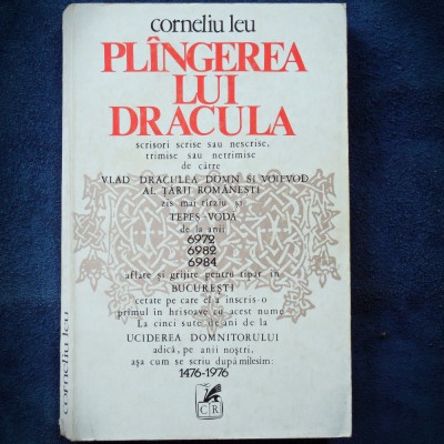 PLANGEREA LUI DRACULA - CORNELIU LEU foto