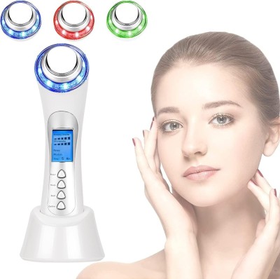 Aparat profesional pentru Tratament curatare Dispozitiv masaj facial Anti rid tratare acnee Ioni Negativi-pozitivi Mezoterapie Lifting LED foto