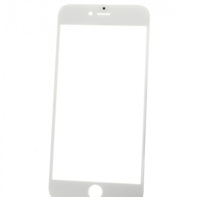 Geam sticla iPhone 6 Plus, White