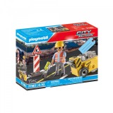 Playmobil - Set Cadou Dispozitiv De Taiere Asfalt