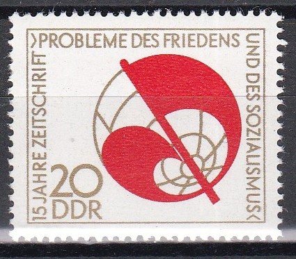Germania RDG 1973-15 ani a periodicului&bdquo;Probleme ale păcii și socialismului&rdquo;,MNH