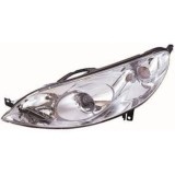 Far Peugeot 407, 05.2004-12.2010, partea Stanga, tip bec H1+H7, cu motoras, Depo