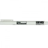 Marker permanent, 1 mm, alb, subtire, Richmann