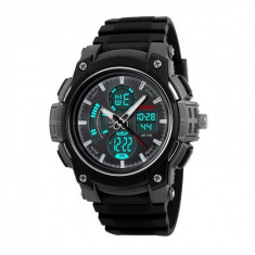 Ceas Barbatesc SKMEI CS1080, curea silicon, digital watch, functie cronometru, alarma foto