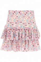 Fusta dama Isabel marant etoile floral print mini skirt with flounces JU0753 21P009E 23EC Multicolor foto