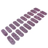 Autocolante Unghii Autoadezive Sclipici Mov ADL, Decoratiuni Unghii, Manichiura Gel UV/LED, Rezistente Apa, Ușor de Aplicat