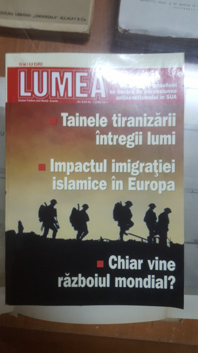 Lumea, Anul XXII, Nr. 1, 2017, Revistă de cultură