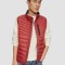 Vesta matlasata fara gluga, barbati, croiala Regular fit, Rosu (Marime: 2XL)