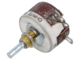 Potenţiometru axial 5&Omega; 12,5W 3,18mm Ax: fină bobinate