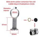 Cumpara ieftin Biela piston compresor fara ulei 1100W Mod.E 97x62x62mm CH191