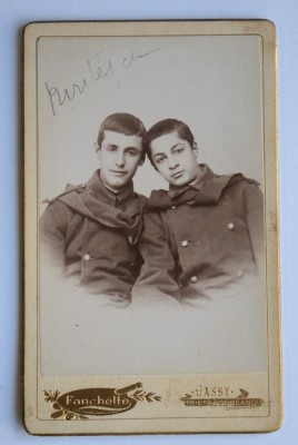 CDV Atelier Romania Iasi Jassy Iassy Fanchette elevi scoala militara foto