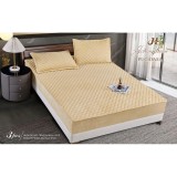 Cumpara ieftin Topper Saltea/Husa de pat matlasata si 2 fete de perne din catifea, cu elastic, model tip topper 160x200 - SPR516