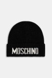 Moschino căciulă de l&acirc;nă culoarea negru, M5875 60808