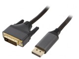 Cablu DisplayPort la DVI-D, 1.8m, Negru